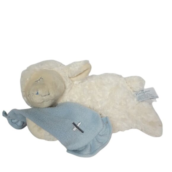 Nat and Jules Praying Lamb Plush Stuffed Animal - Picture 1 of 6